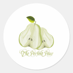 Adesivo Redondo A pera perfeita