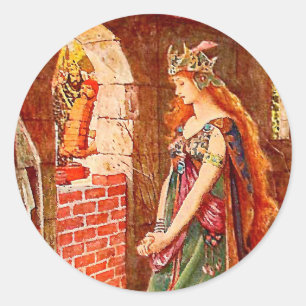 Adesivo Redondo A princesa Encarceramento