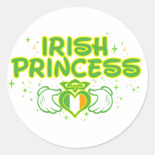 Adesivo Redondo A princesa irlandesa