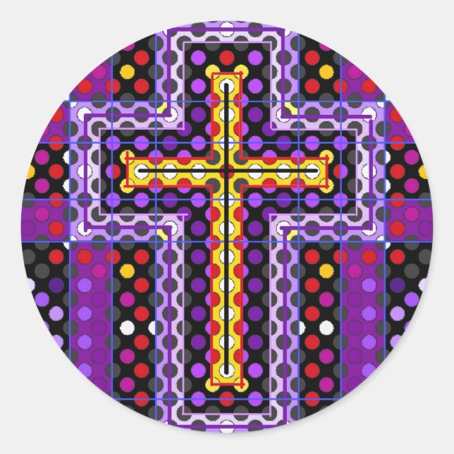 Adesivo Redondo A Santa Cruz (Frente)