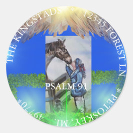 ADESIVO REDONDO A SCRIPTURE DA COBERTURA