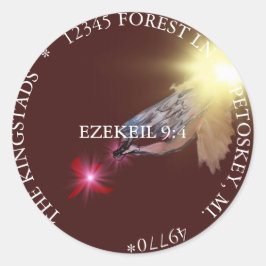 ADESIVO REDONDO A SCRIPTURE DE MARCA