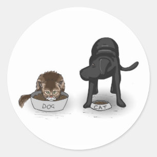 Adesivo Redondo A série perniciosa por Ben Jones