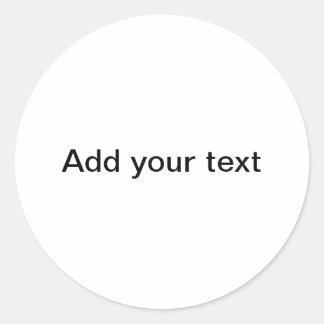 Adesivo Redondo "A sua Canvas" Coletor clássico redondo