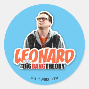 Adesivo Redondo A Teoria do Big Bang Leonard