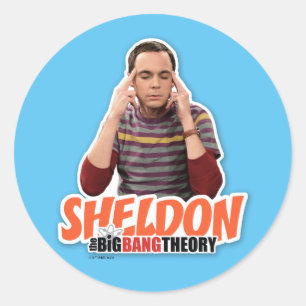 Adesivo Redondo A Teoria do Big Bang   Sheldon