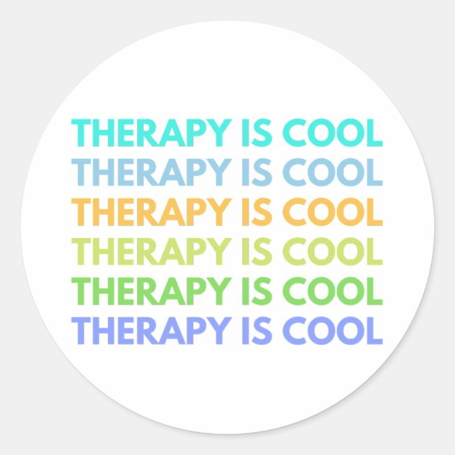 Adesivo Redondo A Terapêutica É Legal (Frente)