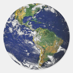 Adesivo Redondo A terra, Ámérica do Sul