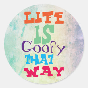 Adesivo Redondo A vida é fofa assim