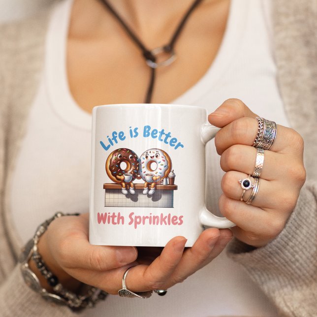 Adesivo Redondo A vida é melhor com as borrachas (Criador carregado)