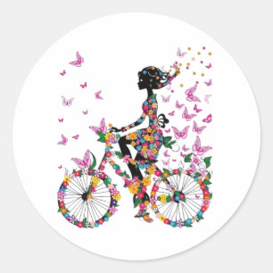 Adesivo Redondo a vida é uma bela viagem