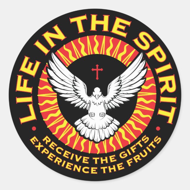 Adesivo Redondo A vida nos Stickers (Frente)