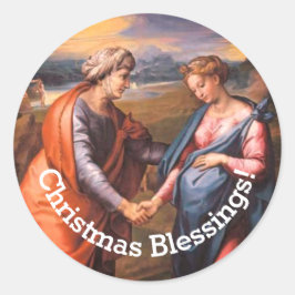 Adesivo Redondo A Visitação