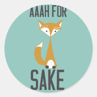 Adesivo Redondo Aaaaah, pelo amor!