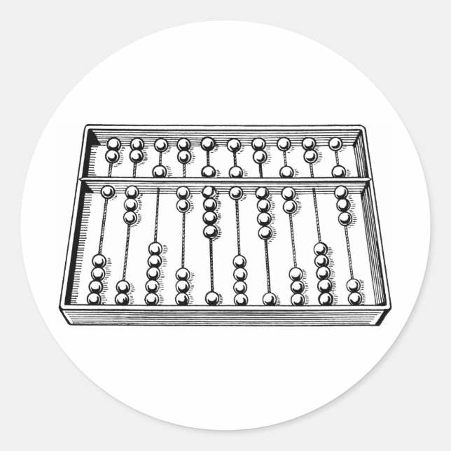 Adesivo Redondo Abacus (Frente)