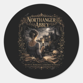 Adesivo Redondo Abadia de Northanger