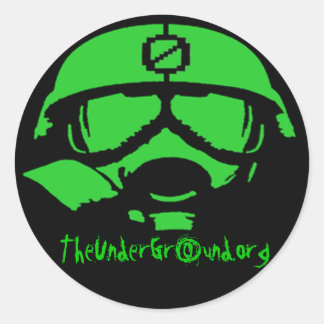 Adesivo Redondo AbaixoGr0und Sticker 1