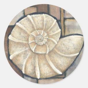 Adesivo Redondo Abalone Shell