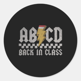Adesivo Redondo Abcd Ck Em Cl Primeiro Dia Ck Na Escola Professor