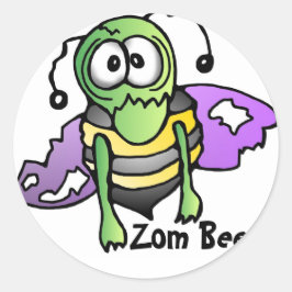Adesivo Redondo Abelha abelhas aufkleber bee bees sticker Zombi