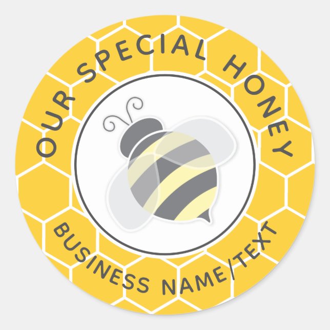 Adesivo Redondo Abelhas Bonitas e Girassóis Chás de fraldas Eucaly (Frente)