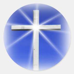 Adesivo Redondo Abençoado por Deus Sticker