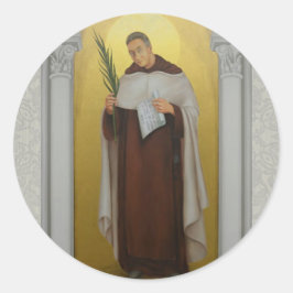 Adesivo Redondo Abençoado Titus Brandsma Carmelite Santos Priest