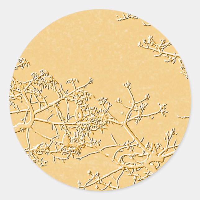 Adesivo Redondo Abençoe-te! (Frente)