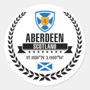Adesivo Redondo Aberdeen