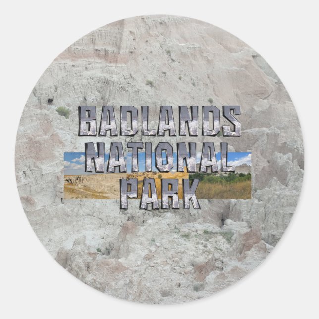 Adesivo Redondo ABH Badlands (Frente)