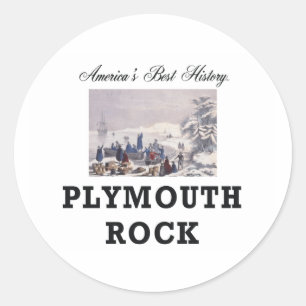 Adesivo Redondo ABH Plymouth Rock