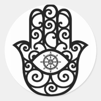 Adesivo Redondo Abhayacari Sticker