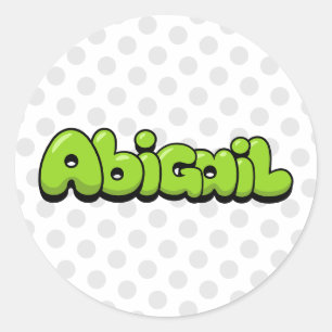 Adesivo Redondo Abigail