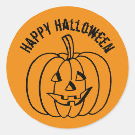 Adesivo Redondo Abóbora
