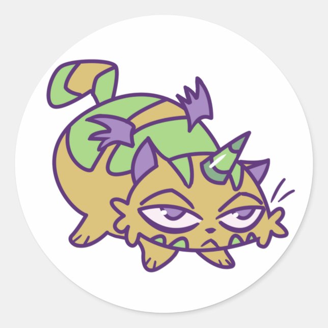 Adesivo Redondo Abóbora (Frente)