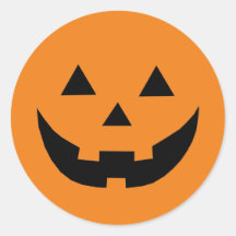 Abóbora-laranja bonita Jack ou lanterna diversão D