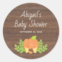 Abóbora | Rústico Chá de fraldas neutro