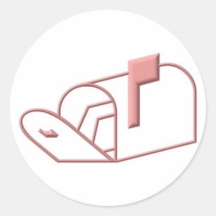 Adesivo Redondo Abra a caixa postal