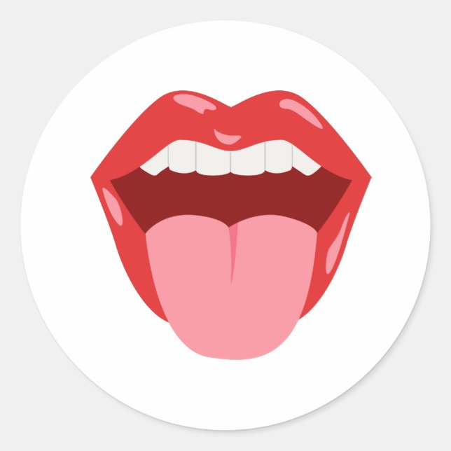 Adesivo Redondo Abrir Boca (Frente)