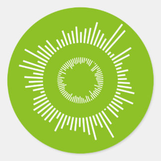 Adesivo Redondo Abrir o Knowledge Sticker