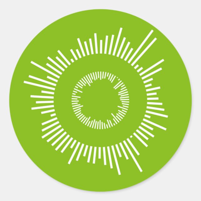 Adesivo Redondo Abrir o Knowledge Sticker (Frente)