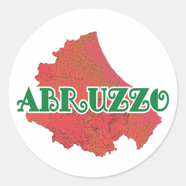 Adesivo Redondo Abruzzo (Frente)