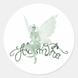 Adesivo Redondo Absinthe Art Signature Green Fairy - Absinthe
