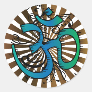 Adesivo Redondo Abstract-om-4
