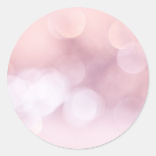 Adesivo Redondo Abstrato de aspecto rosa, cor-de-rosa, cor-de-rosa (Frente)