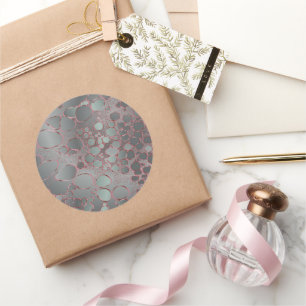 Adesivo Redondo Abstrato digital work 3