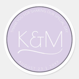 Adesivo Redondo Abstrato Glitter Strata Wedding Obrigado Lc ID903