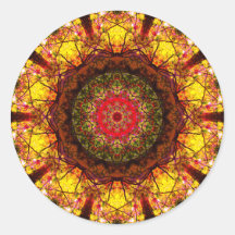 Abstrato outono | Colorida Mandala