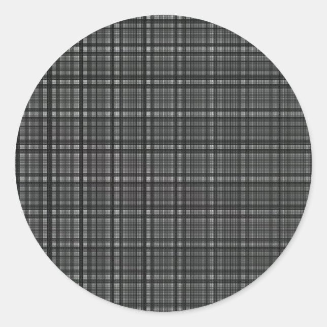 Adesivo Redondo Abstrato Reflexão em filme Mylar metalizado (Frente)