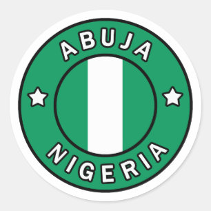 Adesivo Redondo Abuja Nigéria